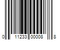 Barcode Image for UPC code 011233000088