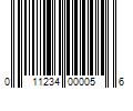 Barcode Image for UPC code 011234000056