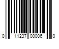 Barcode Image for UPC code 011237000060