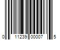 Barcode Image for UPC code 011239000075