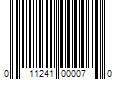 Barcode Image for UPC code 011241000070