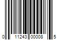 Barcode Image for UPC code 011243000085