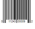 Barcode Image for UPC code 011243000092