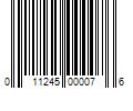 Barcode Image for UPC code 011245000076