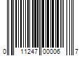 Barcode Image for UPC code 011247000067