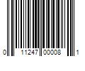 Barcode Image for UPC code 011247000081