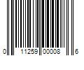 Barcode Image for UPC code 011259000086