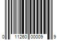 Barcode Image for UPC code 011260000099