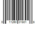 Barcode Image for UPC code 011260018018