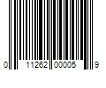 Barcode Image for UPC code 011262000059