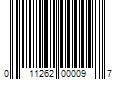 Barcode Image for UPC code 011262000097