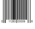 Barcode Image for UPC code 011263000096