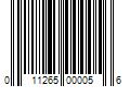 Barcode Image for UPC code 011265000056