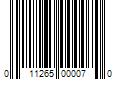 Barcode Image for UPC code 011265000070