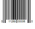 Barcode Image for UPC code 011268000060