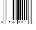 Barcode Image for UPC code 011268000077