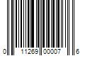 Barcode Image for UPC code 011269000076