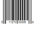 Barcode Image for UPC code 011270000058