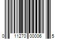 Barcode Image for UPC code 011270000065