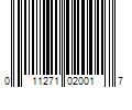 Barcode Image for UPC code 011271020017