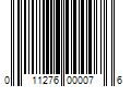 Barcode Image for UPC code 011276000076