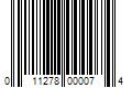 Barcode Image for UPC code 011278000074