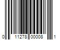 Barcode Image for UPC code 011278000081