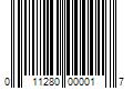 Barcode Image for UPC code 011280000017