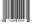 Barcode Image for UPC code 011280000031