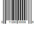 Barcode Image for UPC code 011280000086