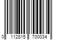 Barcode Image for UPC code 0112815700034