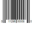 Barcode Image for UPC code 011286000080