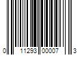 Barcode Image for UPC code 011293000073