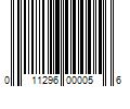 Barcode Image for UPC code 011296000056