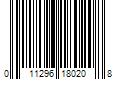 Barcode Image for UPC code 011296180208