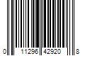 Barcode Image for UPC code 011296429208