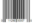 Barcode Image for UPC code 011298000078