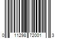 Barcode Image for UPC code 011298720013