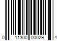 Barcode Image for UPC code 011300000294