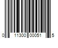 Barcode Image for UPC code 011300000515