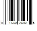 Barcode Image for UPC code 011300000805