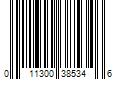 Barcode Image for UPC code 011300385346