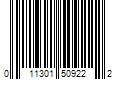 Barcode Image for UPC code 011301509222