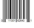 Barcode Image for UPC code 011301626431