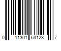 Barcode Image for UPC code 011301631237