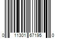 Barcode Image for UPC code 011301671950