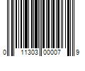 Barcode Image for UPC code 011303000079