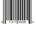 Barcode Image for UPC code 011311000054