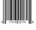 Barcode Image for UPC code 011313021705