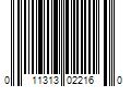 Barcode Image for UPC code 011313022160